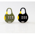 Zinc Alloy Colorful Combination School Bag Padlock